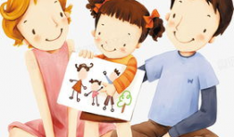 一家三口幸福图片漫画,温馨漫画中的温馨时光